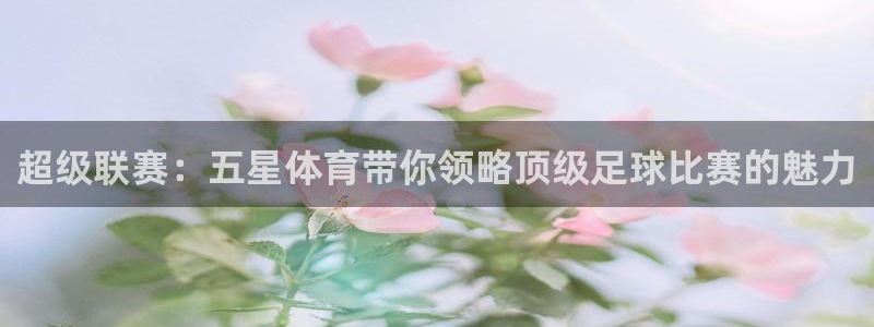 360体育直播吧：超级联赛：五星体育带你领略顶级足球比赛的魅力